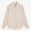 JAEGER Casual Shirts Luxury Pure Linen Long Sleeve Shirt -Popular Znas Store SD 01 T62 1228B SS X EC 90