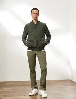 JAEGER Men's Coats & Jackets Recycled Reversible Bomber Jacket