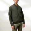 JAEGER Men's Coats & Jackets Recycled Reversible Bomber Jacket -Popular Znas Store SD 01 T62 1411C F0 X EC 1