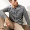 JAEGER Men's Hoodies & Sweatshirts Wool With Cashmere Knitted Hoodie -Popular Znas Store SD 01 T62 1501C UT X EC 0