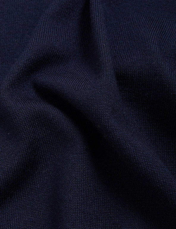 JAEGER Men's Jumpers Pure Merino Wool Half Zip Jumper 8 JAEGER Men's Jumpers Pure Merino Wool Half Zip Jumper - Image 6