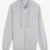 JAEGER Men's Hoodies & Sweatshirts Wool With Cashmere Zip Up Hoodie -Popular Znas Store SD 01 T62 1507B T1 X EC 90