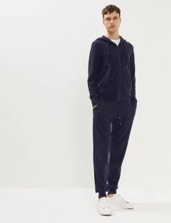 JAEGER Men's Joggers Pure Cashmere Knitted Joggers