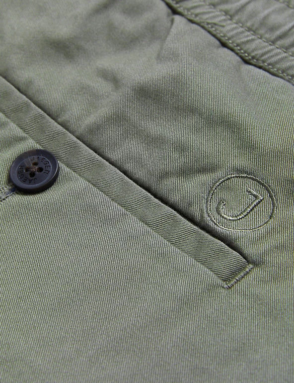 JAEGER Men's Shorts Cotton Stretch Drawstring Shorts 8 JAEGER Men's Shorts Cotton Stretch Drawstring Shorts - Image 6