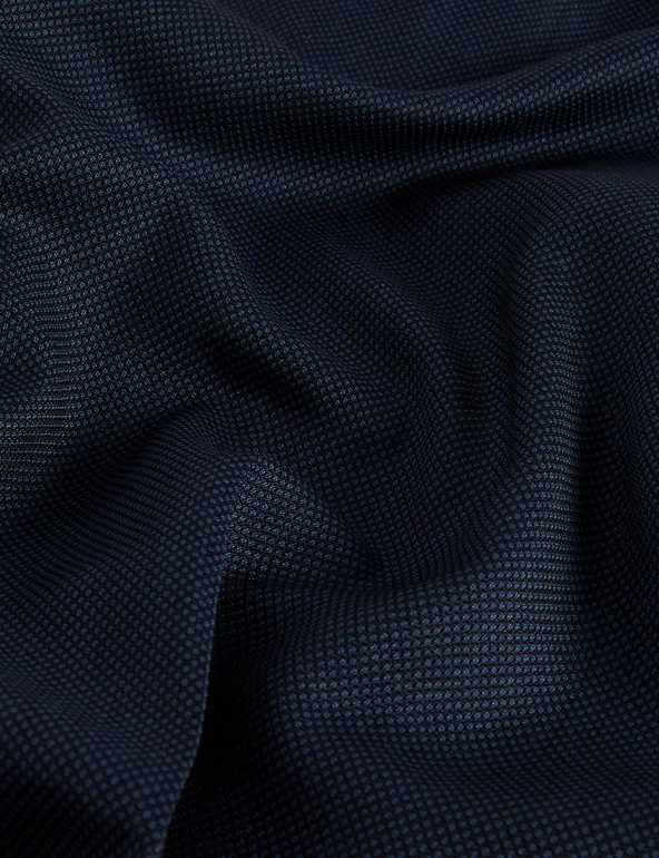 JAEGER Smart Trousers Tailored Fit Pure Wool Textured Trousers 9 JAEGER Smart Trousers Tailored Fit Pure Wool Textured Trousers - Image 7