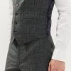 JAEGER Men's Waistcoats Italian Pure Wool Check Waistcoat -Popular Znas Store SD 01 T62 2815B T3 X EC 1
