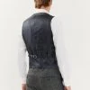 JAEGER Men's Waistcoats Italian Pure Wool Check Waistcoat -Popular Znas Store SD 01 T62 2815B T3 X EC 3