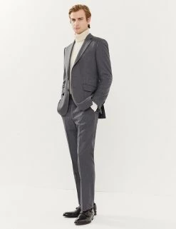 JAEGER Men's Blazers Tailored Fit Italian Pure Wool Jacket