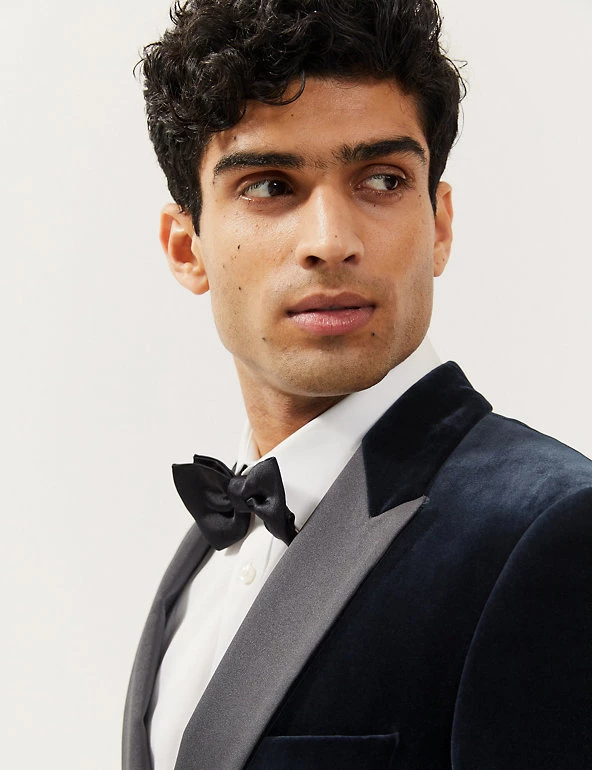 JAEGER Men's Coats & Jackets Tailored Fit Italian Cotton Velvet Jacket 6 JAEGER Men's Coats & Jackets Tailored Fit Italian Cotton Velvet Jacket - Image 4