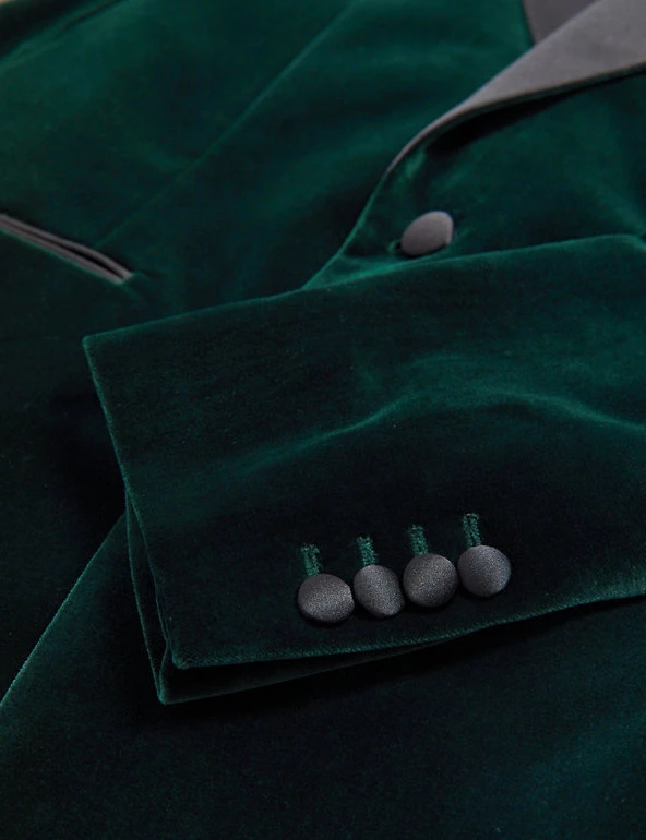 JAEGER Men's Coats & Jackets Tailored Fit Italian Cotton Velvet Jacket 13 JAEGER Men's Coats & Jackets Tailored Fit Italian Cotton Velvet Jacket - Image 11