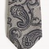 JAEGER Men's Ties Italian Woven Paisley Wool And Silk Tie -Popular Znas Store SD 01 T62 3001B S0 X EC 2
