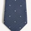 JAEGER Men's Ties Italian Woven Floral Silk And Cotton Tie -Popular Znas Store SD 01 T62 3004B E0 X EC 2
