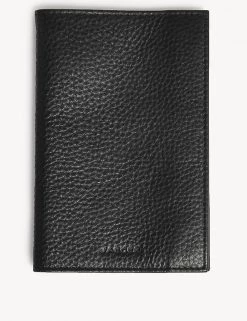 JAEGER Men's Travel Accessories Leather Passport Holder