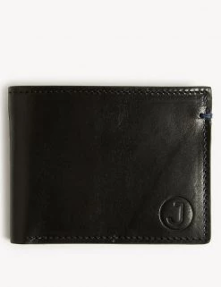 JAEGER Men's Wallets British Luxury Leather Bi-Fold Wallet