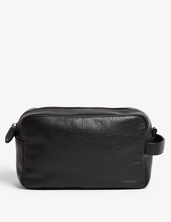 JAEGER Men's Bags Leather Washbag 7 JAEGER Men's Bags Leather Washbag - Image 5