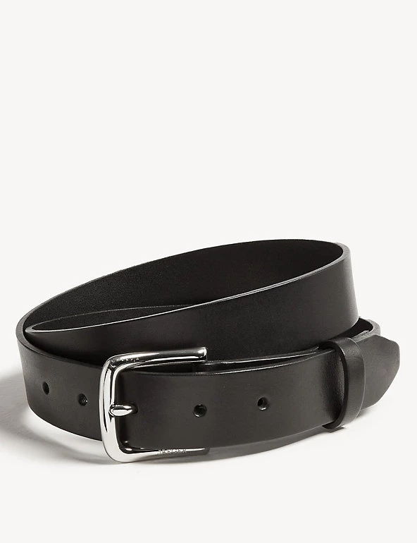 JAEGER Men's Belts British Luxury Leather Belt 3 JAEGER Men's Belts British Luxury Leather Belt