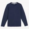 JAEGER Men's T-shirts Pure Cotton Crew Neck Long Sleeve T-Shirt -Popular Znas Store SD 01 T62 3812B F2 X EC 90