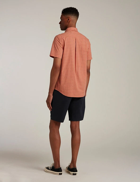 Farah Men's Shirts Pure Cotton Check Oxford Shirt 10 Farah Men's Shirts Pure Cotton Check Oxford Shirt - Image 8