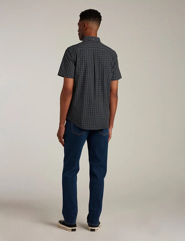 Farah Men's Shirts Pure Cotton Check Oxford Shirt 6 Farah Men's Shirts Pure Cotton Check Oxford Shirt - Image 4