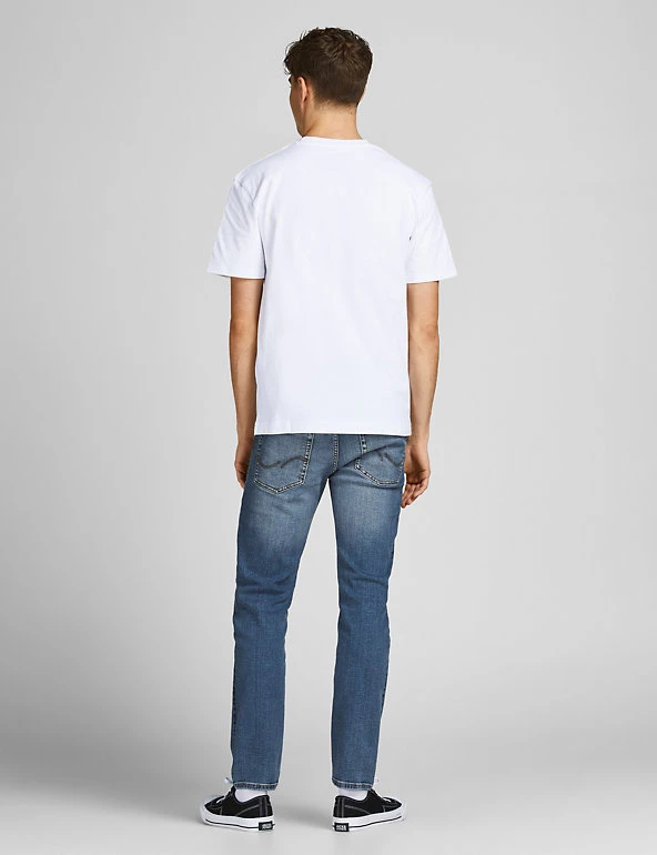 JACK & JONES Men's Jeans Slim Fit Cotton Rich Jeans 5 JACK & JONES Men's Jeans Slim Fit Cotton Rich Jeans - Image 3