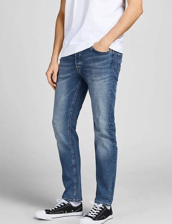 JACK & JONES Men's Jeans Slim Fit Cotton Rich Jeans 7 JACK & JONES Men's Jeans Slim Fit Cotton Rich Jeans - Image 5