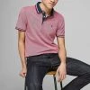 JACK & JONES Men's Polo Shirts Slim Fit Pure Cotton Tipped Polo Shirt -Popular Znas Store SD 08 T18 3000 B0 X EC 0