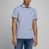 JACK & JONES Men's Polo Shirts Slim Fit Pure Cotton Tipped Polo Shirt -Popular Znas Store SD 08 T18 3000 CB X EC 1