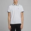 JACK & JONES Men's Polo Shirts Slim Fit Pure Cotton Tipped Polo Shirt -Popular Znas Store SD 08 T18 3000 Z0 X EC 1