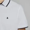 JACK & JONES Men's Polo Shirts Slim Fit Pure Cotton Tipped Polo Shirt -Popular Znas Store SD 08 T18 3000 Z0 X EC 4
