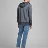 JACK & JONES Men's Hoodies & Sweatshirts Cotton Rich Zip Up Hoodie -Popular Znas Store SD 08 T18 3066 F0 X EC 3