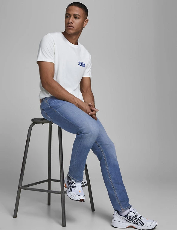 JACK & JONES Men's Jeans Slim Fit 5 Pocket Jeans 5 JACK & JONES Men's Jeans Slim Fit 5 Pocket Jeans - Image 3