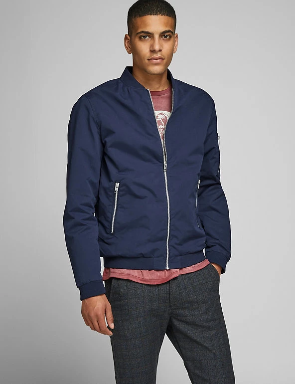 JACK & JONES Men's Coats & Jackets Bomber Jacket 3 JACK & JONES Men's Coats & Jackets Bomber Jacket