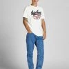 JACK & JONES Men's T-shirts Pure Cotton Crew Neck T-Shirt 10 JACK & JONES Men's T-shirts Pure Cotton Crew Neck T-Shirt -Popular Znas Store SD 10 T18 1275 Z4 X EC 1