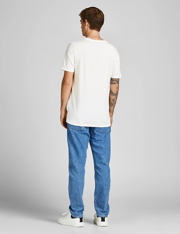 JACK & JONES Men's T-shirts Pure Cotton Crew Neck T-Shirt 6 JACK & JONES Men's T-shirts Pure Cotton Crew Neck T-Shirt - Image 4