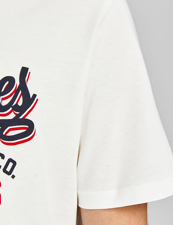 JACK & JONES Men's T-shirts Pure Cotton Crew Neck T-Shirt 7 JACK & JONES Men's T-shirts Pure Cotton Crew Neck T-Shirt - Image 5