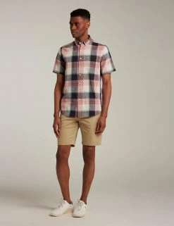 Farah Men's Shirts Pure Cotton Check Shirt