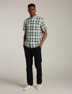 Farah Men's Shirts Pure Cotton Check Shirt