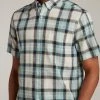 Farah Men's Shirts Pure Cotton Check Shirt -Popular Znas Store SD 10 T18 1406 E4 X EC 1