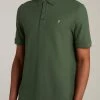 Farah Men's Polo Shirts Organic Cotton Pique Polo Shirt -Popular Znas Store SD 10 T18 2605 J0 X EC 1