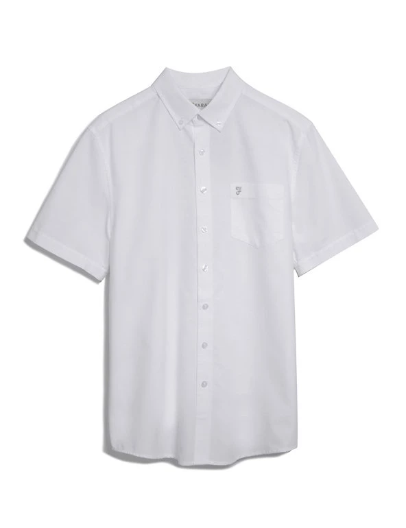 Farah Men's Shirts Cotton Blend Oxford Shirt 4 Farah Men's Shirts Cotton Blend Oxford Shirt - Image 2