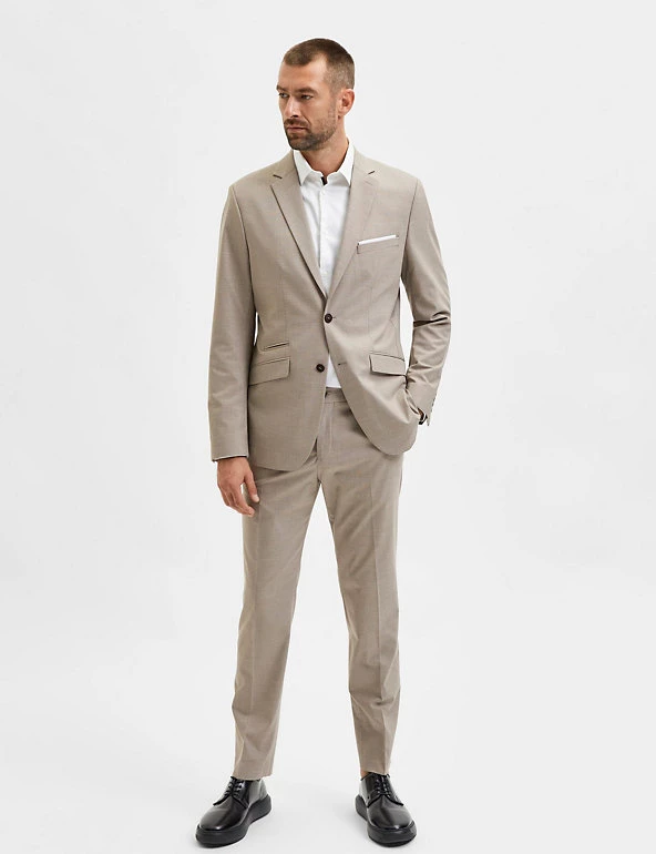 SELECTED HOMME Men's Coats & Jackets Regular Fit Blazer 3 SELECTED HOMME Men's Coats & Jackets Regular Fit Blazer