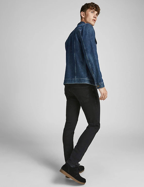 JACK & JONES Men's Jeans Slim Fit 5 Pocket Jeans 5 JACK & JONES Men's Jeans Slim Fit 5 Pocket Jeans - Image 3