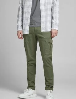 JACK & JONES Men's Trousers Slim Fit Cargo Trousers