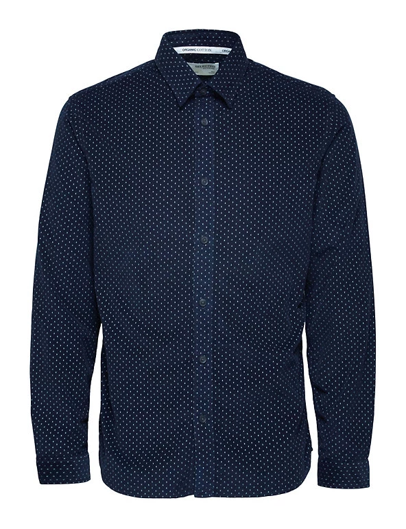 SELECTED HOMME Casual Shirts Slim Fit Pure Cotton Check Overshirt 4 SELECTED HOMME Casual Shirts Slim Fit Pure Cotton Check Overshirt - Image 2