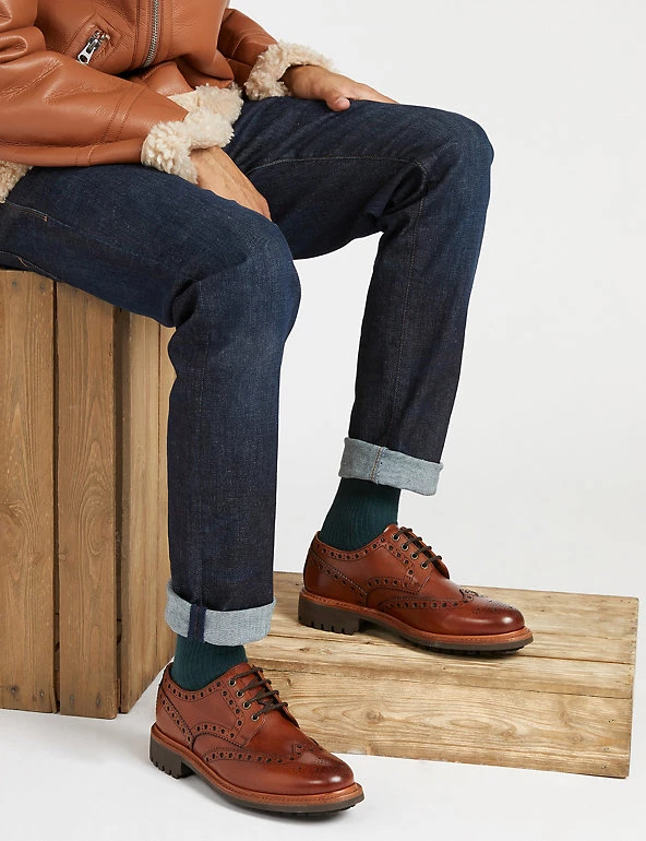 Jones Bootmaker Men's Shoes Leather Goodyear Welted Derby Shoes 3 Jones Bootmaker Men's Shoes Leather Goodyear Welted Derby Shoes