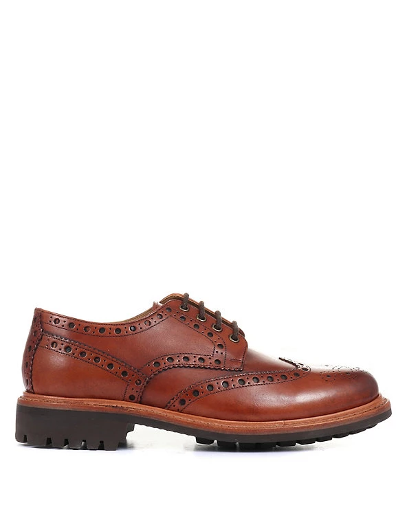 Jones Bootmaker Men's Shoes Leather Goodyear Welted Derby Shoes 7 Jones Bootmaker Men's Shoes Leather Goodyear Welted Derby Shoes - Image 5