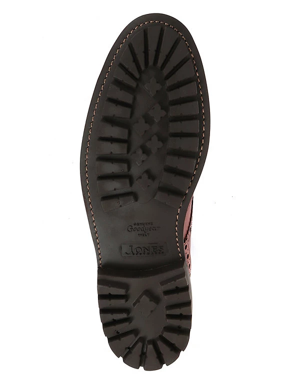 Jones Bootmaker Men's Shoes Leather Goodyear Welted Derby Shoes 8 Jones Bootmaker Men's Shoes Leather Goodyear Welted Derby Shoes - Image 6