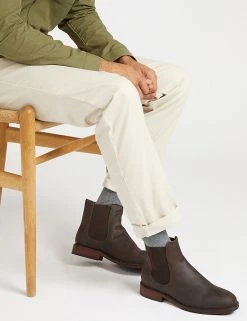 Jones Bootmaker Men's Boots Leather Pull On Chelsea Boots