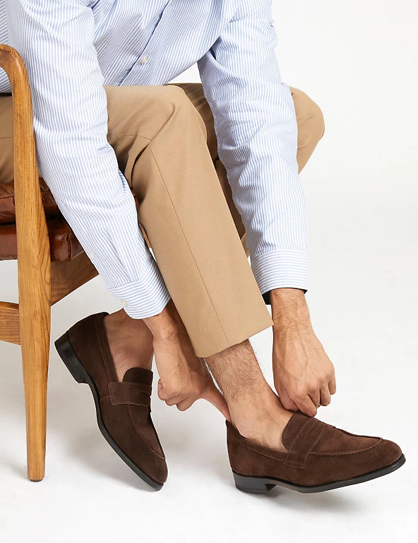 Jones Bootmaker Men's Shoes Leather Goodyear Welted Slip-On Loafers 9 Jones Bootmaker Men's Shoes Leather Goodyear Welted Slip-On Loafers - Image 7