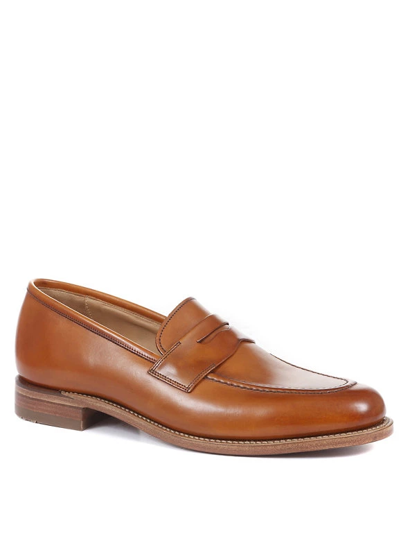 Jones Bootmaker Men's Shoes Leather Goodyear Welted Slip-On Loafers 16 Jones Bootmaker Men's Shoes Leather Goodyear Welted Slip-On Loafers - Image 14